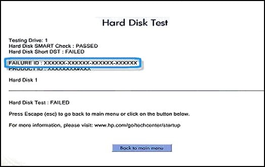 Hp Pcs Hard Disk Error Displays Before The Computer Starts Hp