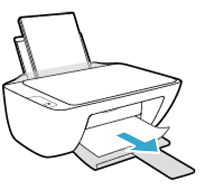 Image: Remove any jammed paper from the output tray.