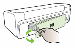 Illustration of removing rear panel