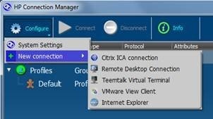 hp connection manager windows 7