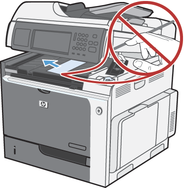 HP Color LaserJet Enterprise CM4540 MFP - 13.B2, 13.E5 Bourrage papier sous  le capot supérieur | Assistance clientèle HP®