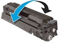 Image: Gently rock the toner cartridge back and forth