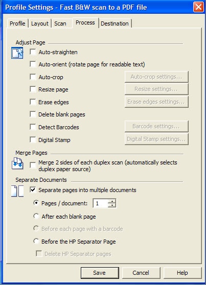 hp scanner software temporary files