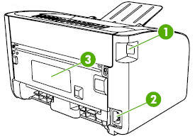 Impresoras HP LaserJet P1005 y P1009 - Descripción de las partes externas de  la impresora | Soporte al cliente de HP®