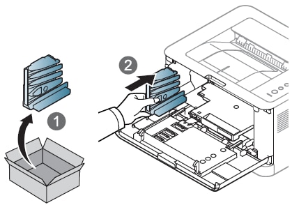 Stampanti Laser Samsung - Sostituzione del contenitore del toner di scarto  | Assistenza clienti HP®