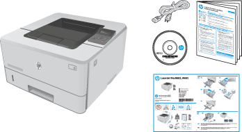 HP LaserJet Pro M402, M403 - De printer instellen (hardware) | HP®  Klantondersteuning