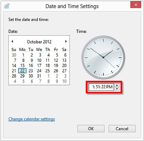 أجهزة الكمبيوتر الشخصية من Hp ضبط الوقت والتاريخ وتأخر وقت الساعة والوقت والتاريخ غير الصحيحين Windows 8 دعم عملاء Hp