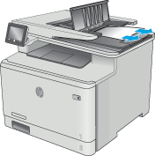 HP Color LaserJet Pro MFP M477 - Elimination des bourrages papier dans le bac  d'alimentation