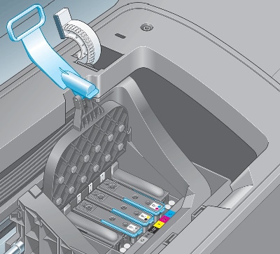 HP Designjet T1100 Printer Series - Remove a Printhead | HP® Customer  Support