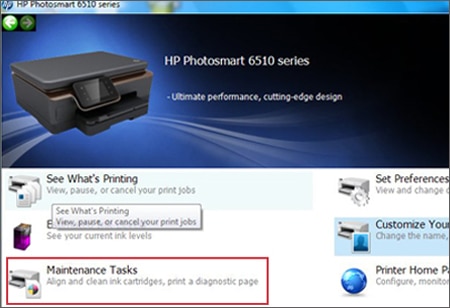 search ip address of hp photosmart c5280 printer
