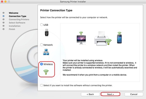 install samsung printer for mac