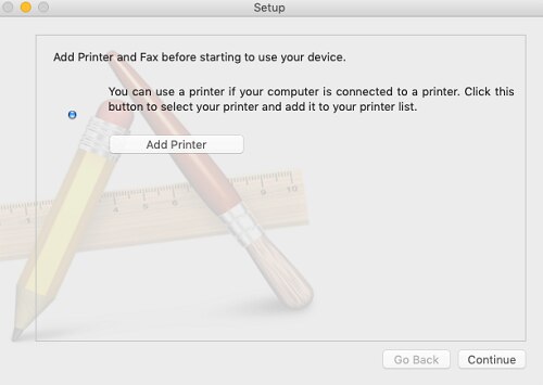 Image shows the Add Printer