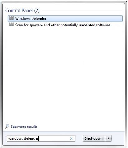 Resultados da pesquisa por Windows Defender