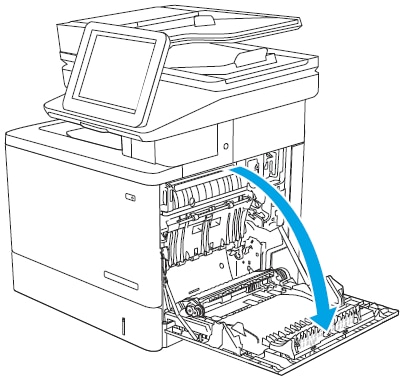 Fixing a Paper Jam for Select HP Color LaserJet Pro Printers, HP LaserJet