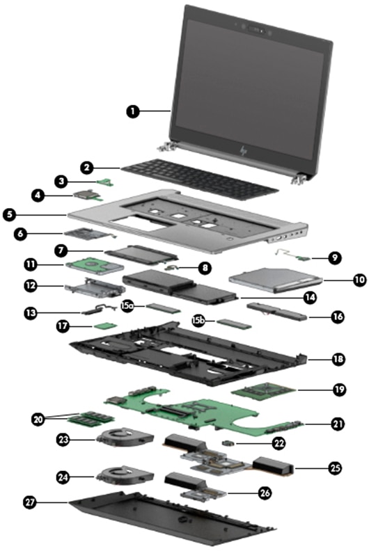 HP ZBook 17 G6 Mobile Workstation - Illustrated Parts | HP® Customer Support