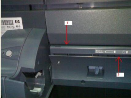 Impresora HP Designjet serie 30/70/90/110/120 y 130: el icono de rollo no  aparece en la pantalla del panel frontal al imprimir en rollos | Soporte al  cliente de HP®