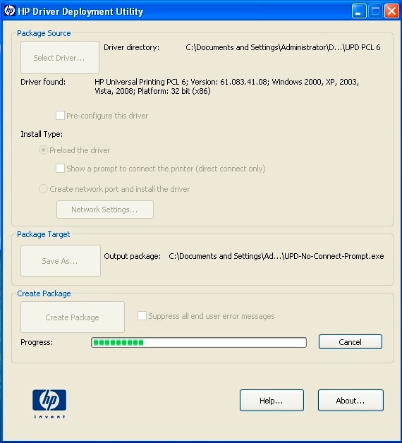HP UPD Compatible LaserJet Printers - Using the Driver Deployment Utility (DDU) with HP Universal Print Driver (UPD) to a Driver for Connectivity | HP® Customer Support