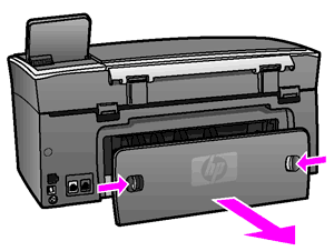 hp photosmart 7460 error 2 sided printer module missing
