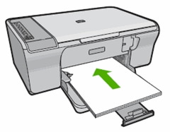 Imagen que muestra cómo cargar la bandeja de papel