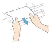 Imagem: Remova qualquer papel congestionado do trajeto do papel.