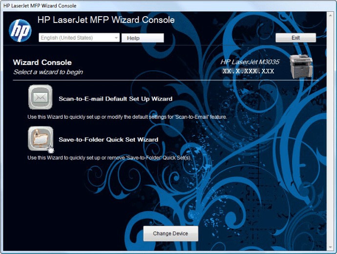 Stampanti multifunzione HP LaserJet M3027 e M5025 - Configurazione delle  funzionalità Scansione a e-mail e Salvataggio in una cartella HP  utilizzando HP LaserJet MFP Wizard Console | Assistenza clienti HP®