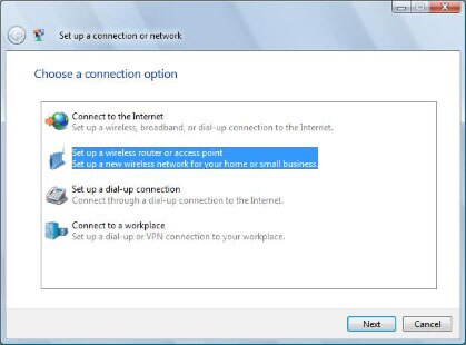 Windows Vista Wireless Ap