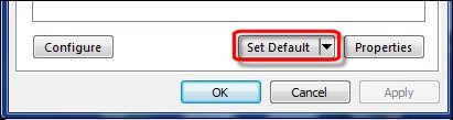 Image: Set default