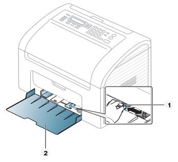 Laserová multifunkční tiskárna Samsung SF-760, SF-761, SF-765 - Vložení  papíru | Zákaznická podpora HP®