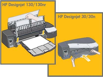 HP Designjet 30 and 130 Series Printers - Printer Setup | HP® Customer  Support
