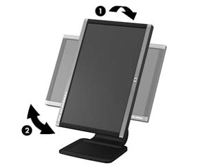 HP Compaq LA1905wg, LA2205wg, LA22f, and LA2405wg LCD Monitors - Setting Up  the Monitor | HP® Customer Support