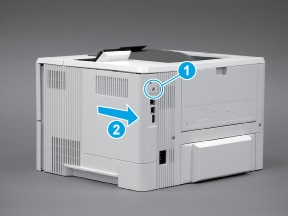 HP LaserJet Pro M501 - 拆卸和更换： 控制面板(M501) | HP®客户支持
