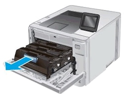 Image: Pull out cartridge drawer