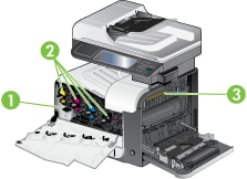HP Color LaserJet CM3530 MFP Series - Replace supplies | HP® Customer  Support