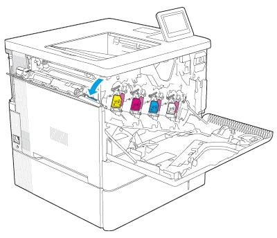 HP Color LaserJet Enterprise M552, M553, M554, M555 - Replace the toner-collection  unit | HP® Customer Support
