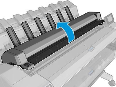 HP Designjet T3500 Production eMFP - El papel se ha atascado en la platina  de la impresora | Soporte al cliente de HP®