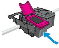Image: Reinstall the ink cartridge.