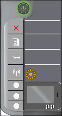 Blinking Lights on the HP Deskjet 3050 (J610) All-in-One Printer Series | HP®  Customer Support