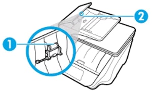 Imagem: Limpe os roletes e a almofada separadora.