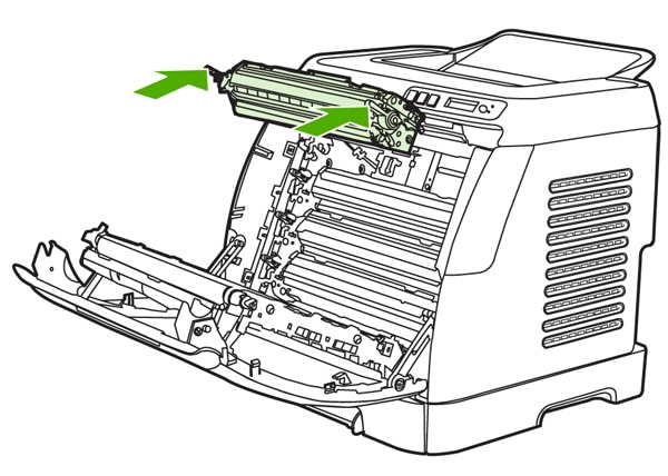 HP Color LaserJet 1600 Series Printer - Replace the Toner Cartridge | HP®  Customer Support