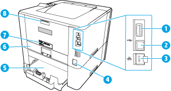 HP LaserJet Pro M304, M305, M404, M405 - Printer views | HP® Customer  Support