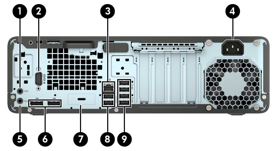HP EliteDesk 800 G5 Small Form Factor PC - Components | HP® Customer