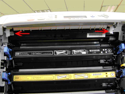 HP Color LaserJet 3000、3600 和3800 系列印表機─ 無法正常打開或關閉前擋門| HP®顧客支持