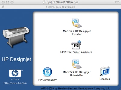HP Start-Up Kit 屏幕