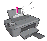 Imagen: Retire el papel atascado desde la bandeja de entrada