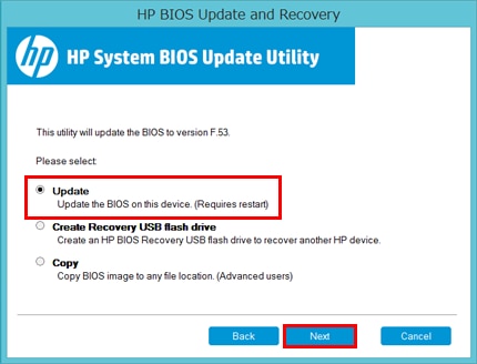 Hp Envy Pavilion Notebook Pc シリーズ Hp System Bios Update Utility を使用して Bios をアップデートする方法 Windows 8 8 1 Hp カスタマーサポート