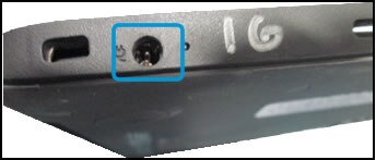 Example of adapter port damage