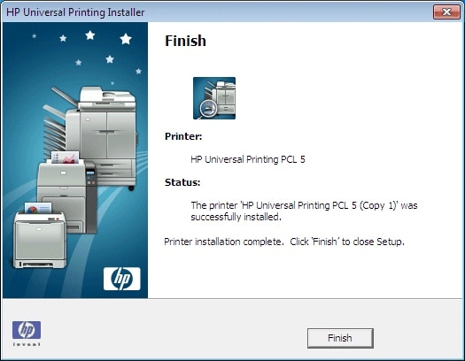 HP LaserJet P2035n Printer - UPD: Windows 7 (32 and 64 Bit) Network Print Driver Installation Using PCL5 Driver Customer Support
