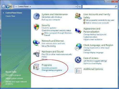 Delete Startup Items Windows Vista