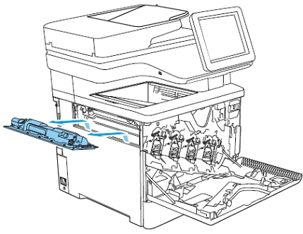 HP Color LaserJet Enterprise MFP M577 - Removal and replacement: Toner  collection unit (TCU) | HP® Customer Support