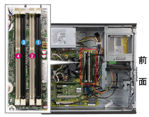 HP EliteDesk 800 G1 TW - メモリの仕様と増設ルール | HP ...
